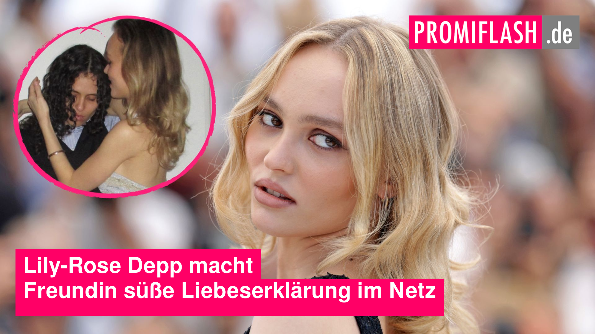 Lily-Rose Depp macht Freundin süße Liebeserklärung im Netz, image size:1920x1080