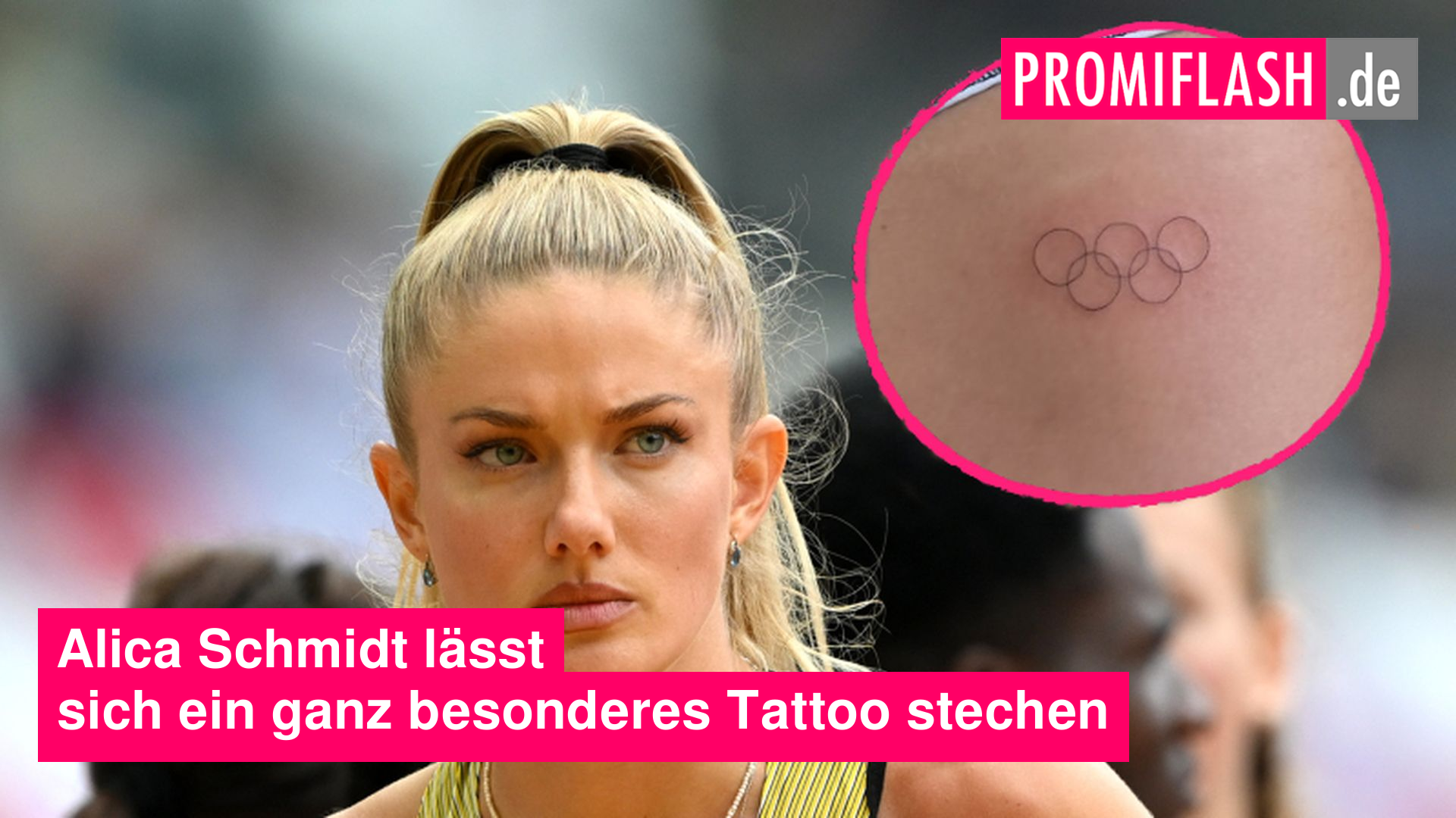 Alica Schmidt lässt sich ein ganz besonderes Tattoo stechen