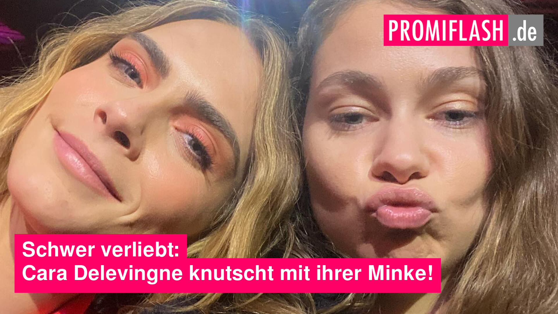 Schwer verliebt: Cara Delevingne knutscht mit ihrer Minke!, حجم الصورة 1920x1080