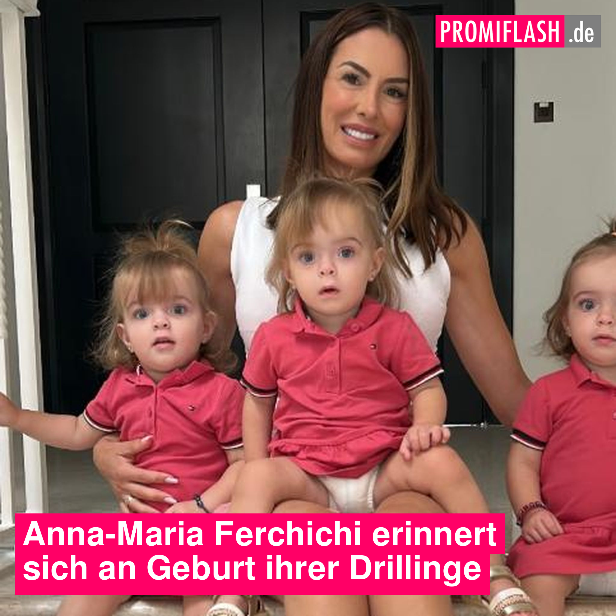 Anna-Maria Ferchichi erinnert sich an Geburt ihrer Drillinge