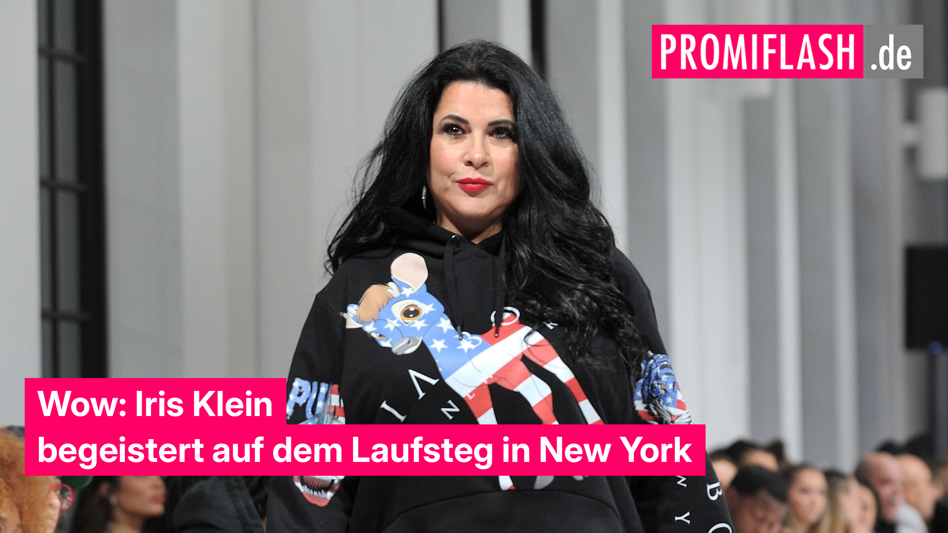 Wow: Iris Klein begeistert auf dem Laufsteg in New York