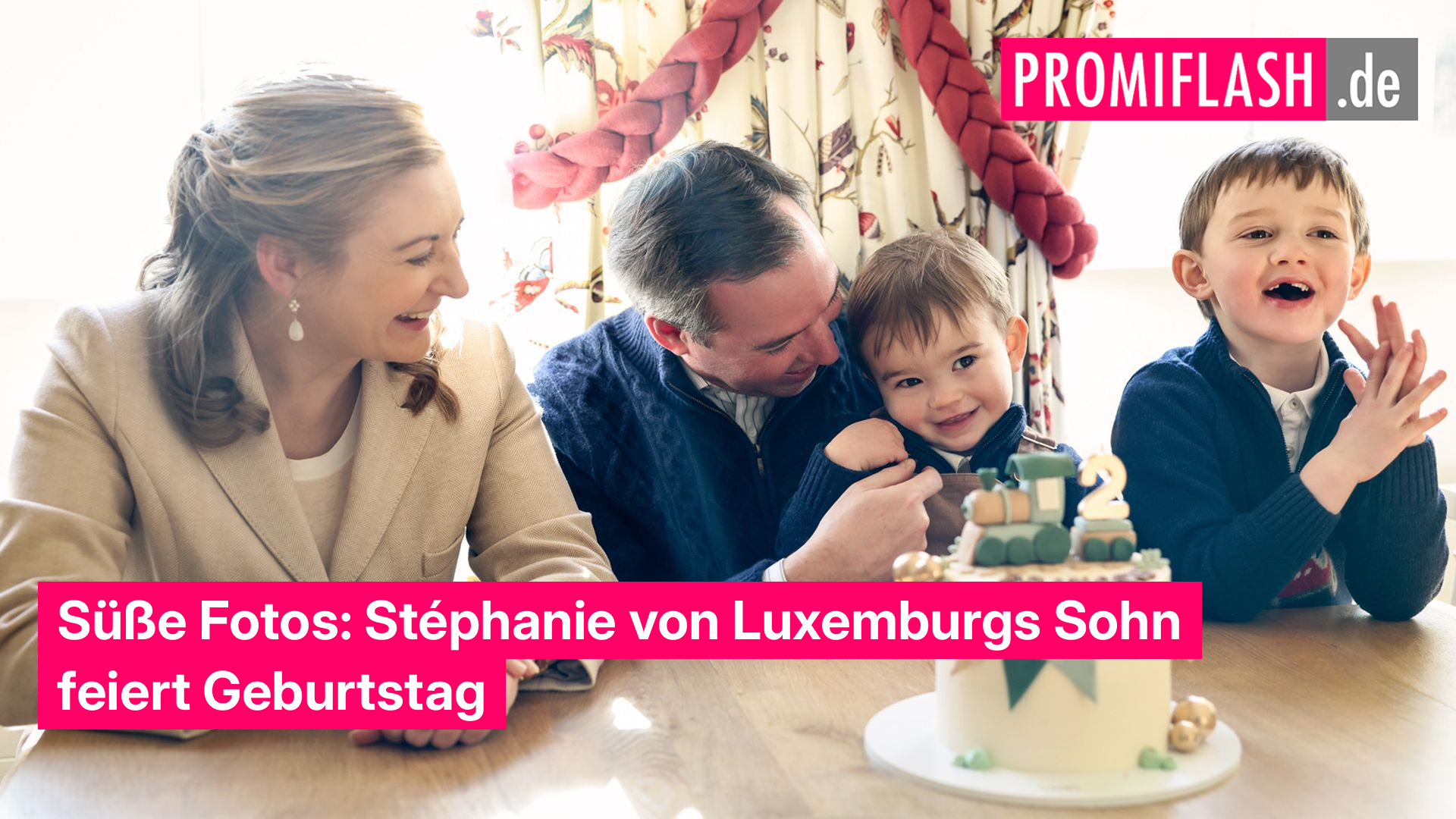 Se Fotos: Stphanie von Luxemburgs Sohn feiert Geburtstag