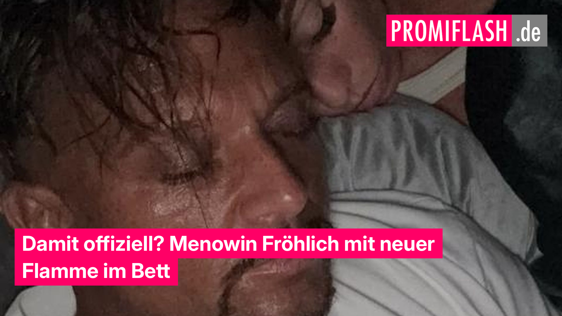 Damit offiziell? Menowin Fröhlich mit neuer Flamme im Bett