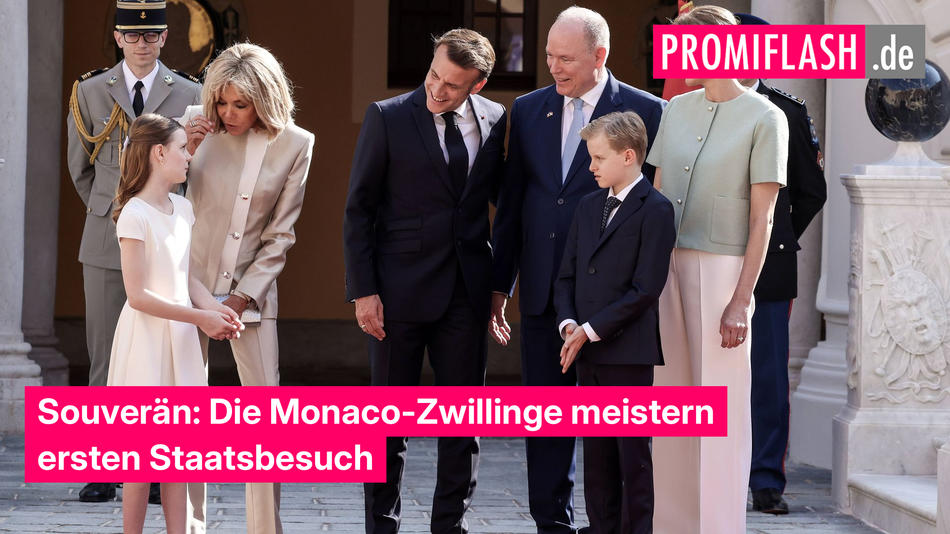 Souvern: Die Monaco-Zwillinge meistern ersten Staatsbesuch