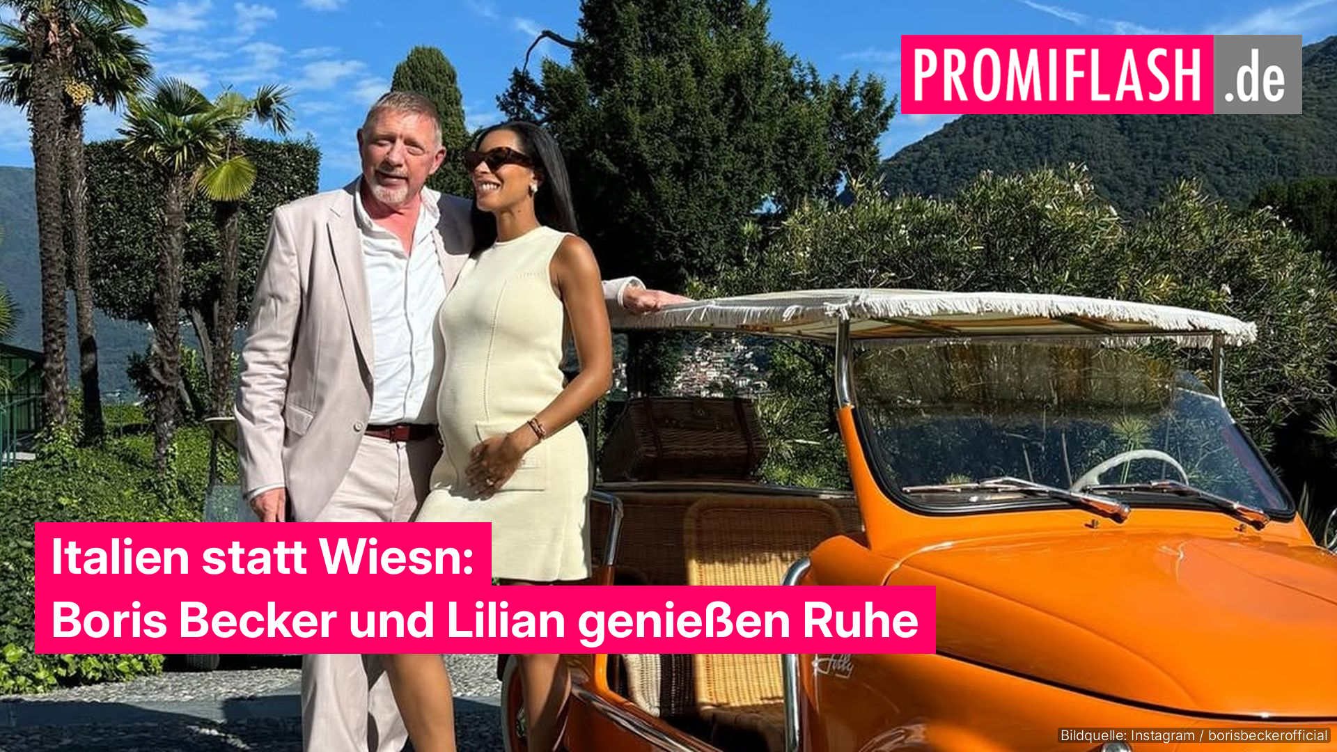 Italien statt Wiesn: Boris Becker und Lilian genießen Ruhe