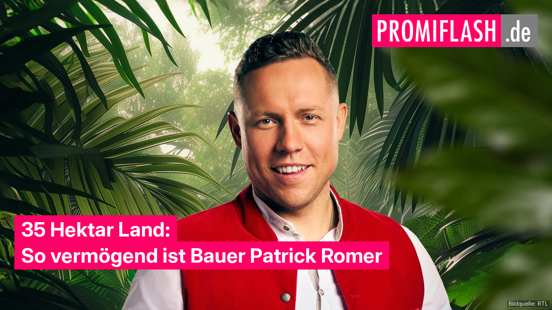 35 Hektar Land: So vermögend ist Bauer Patrick Romer
