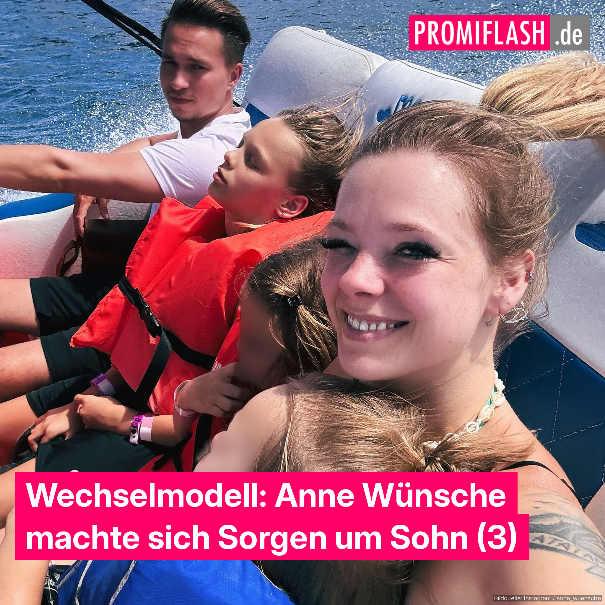 Wechselmodell: Anne Wünsche machte sich Sorgen um Sohn (3)