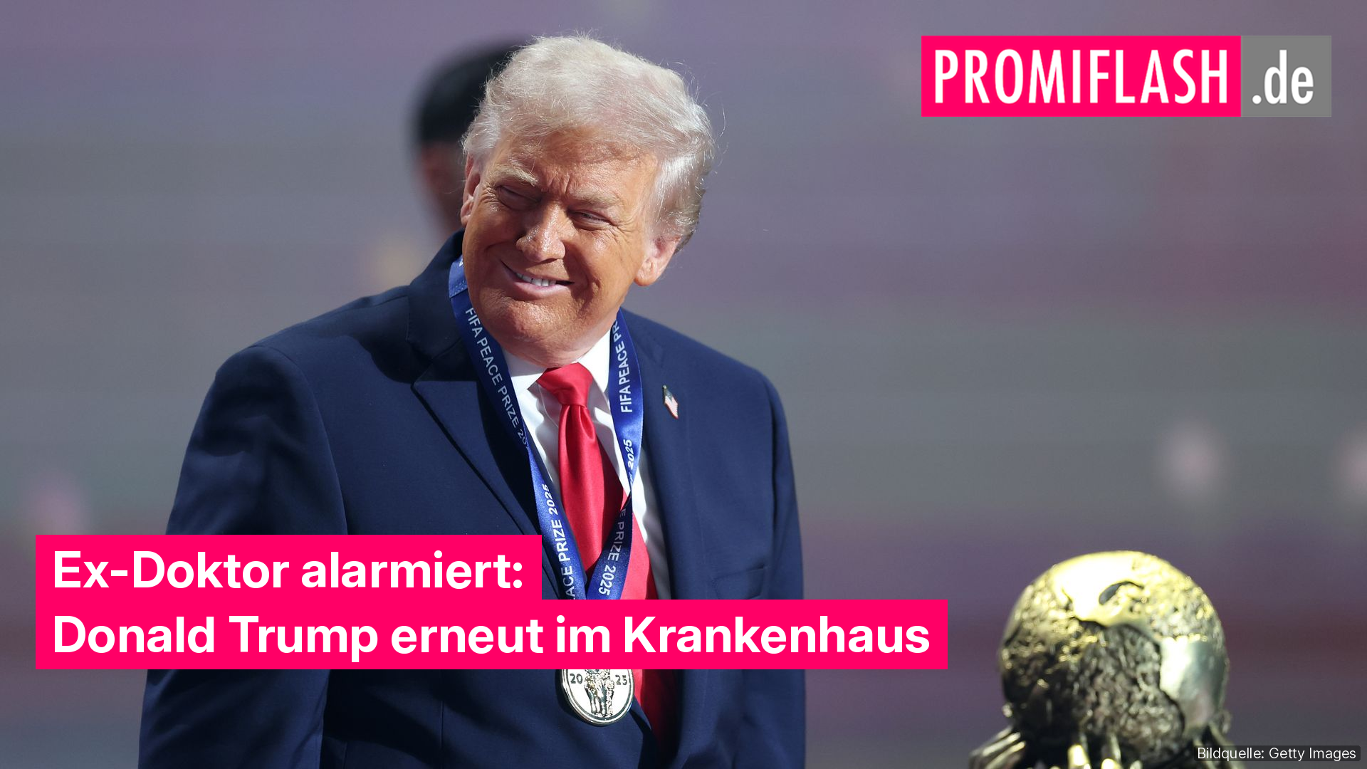 Ex-Doktor alarmiert: Donald Trump erneut im Krankenhaus