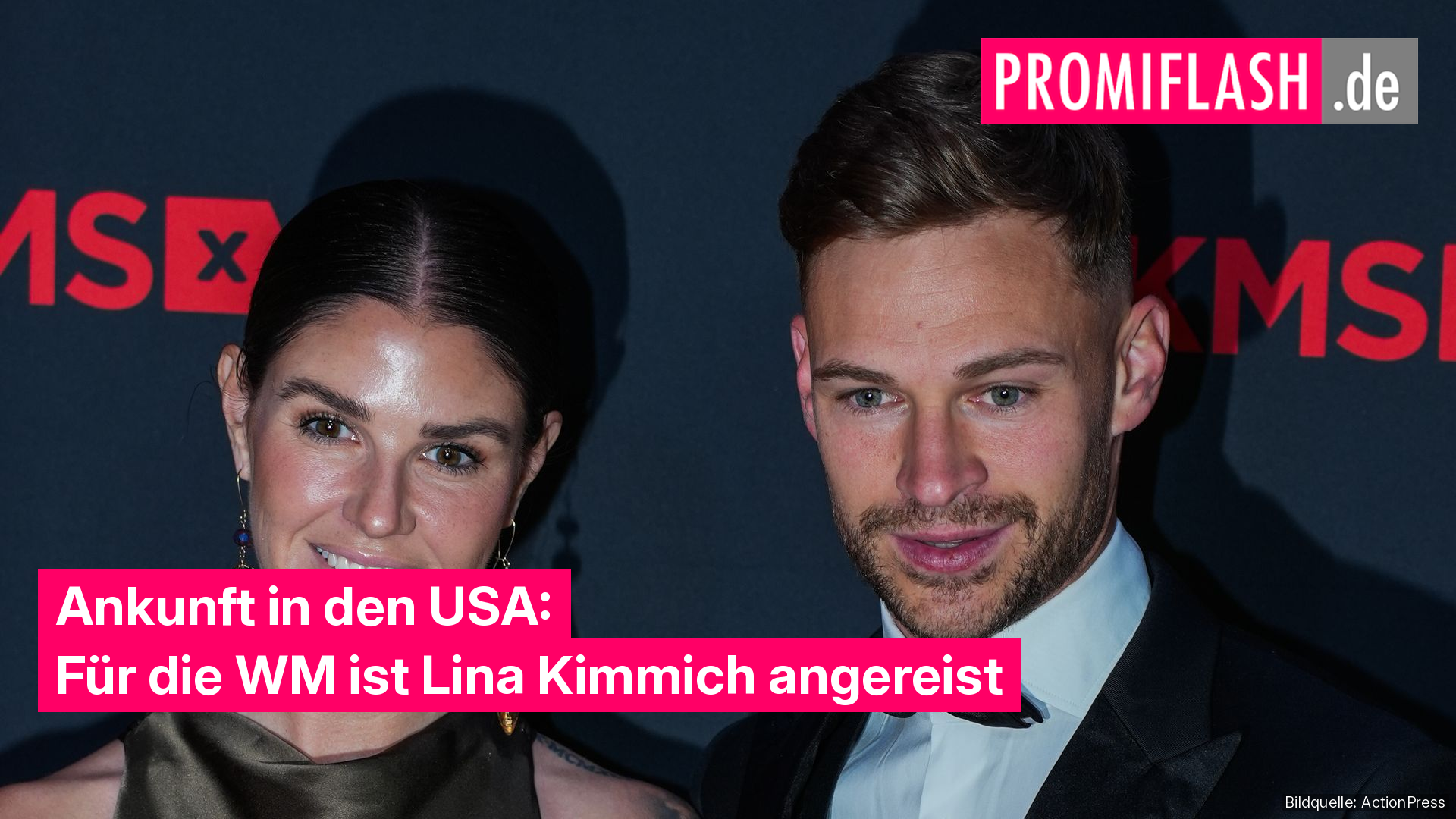 Ankunft in den USA: Für die WM ist Lina Kimmich angereist