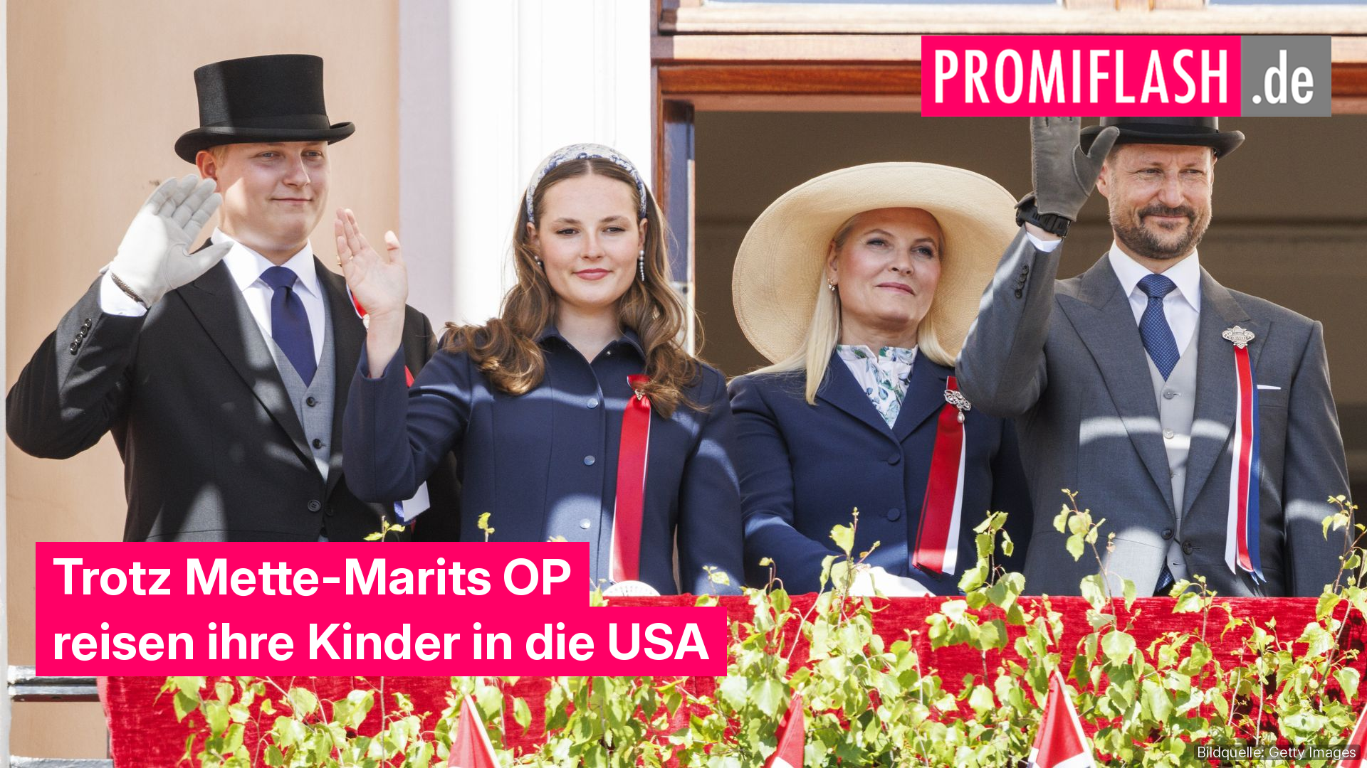 Trotz Mette-Marits OP reisen ihre Kinder in die USA