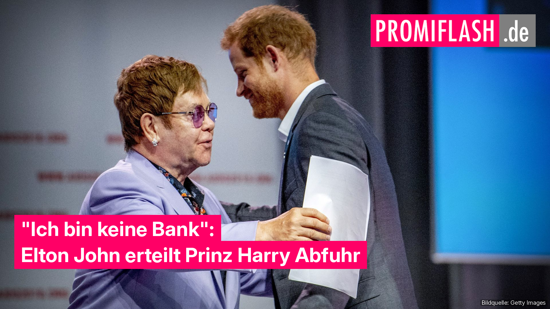 "Ich bin keine Bank": Elton John erteilt Prinz Harry Abfuhr