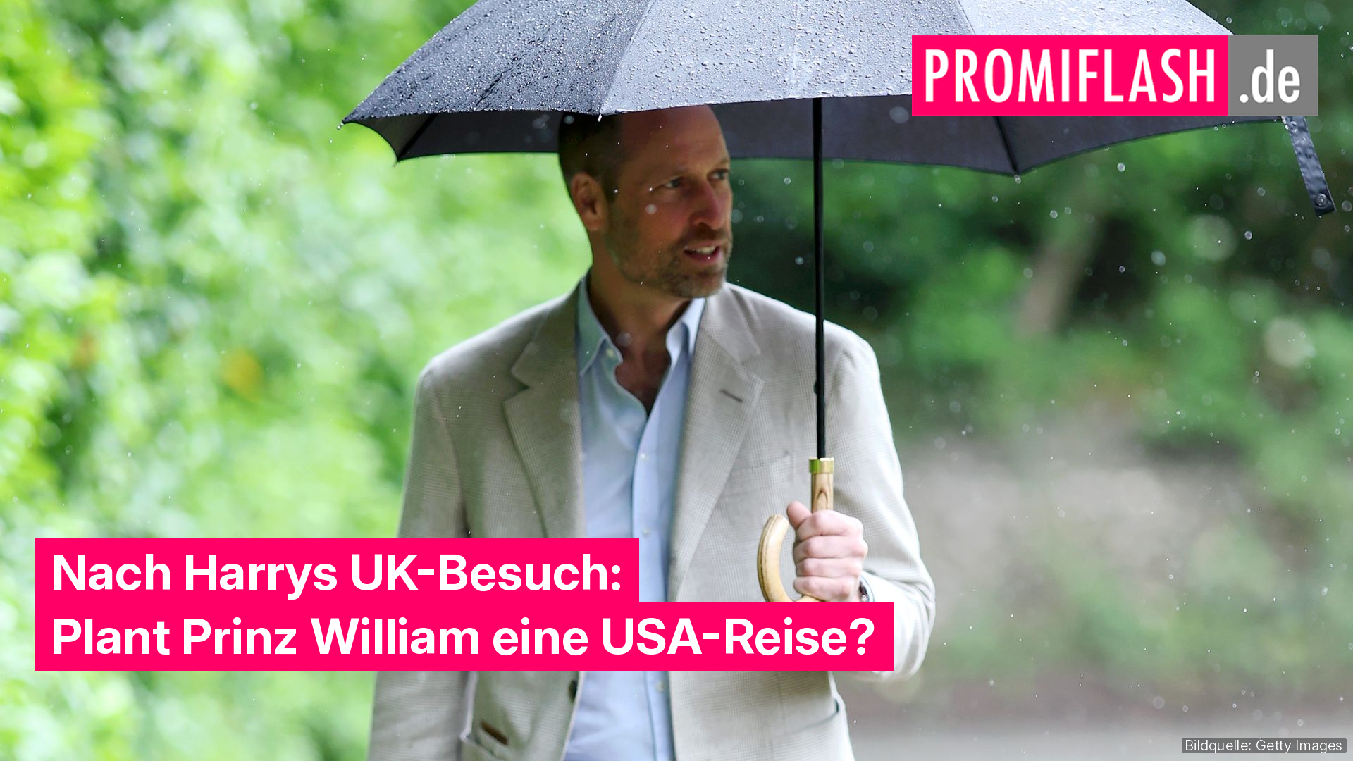 Nach Harrys UK-Besuch: Plant Prinz William eine USA-Reise?